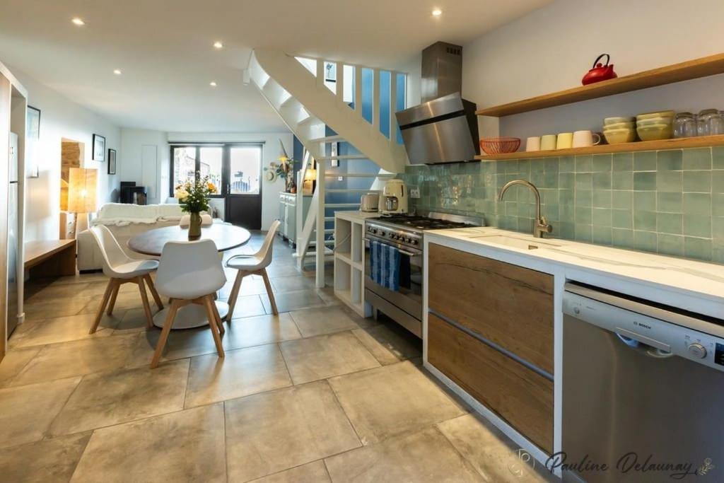 Ty Ar Mor Maison De La Mer, A 40 M De La Plage Saint-Michel-en-Greve Экстерьер фото