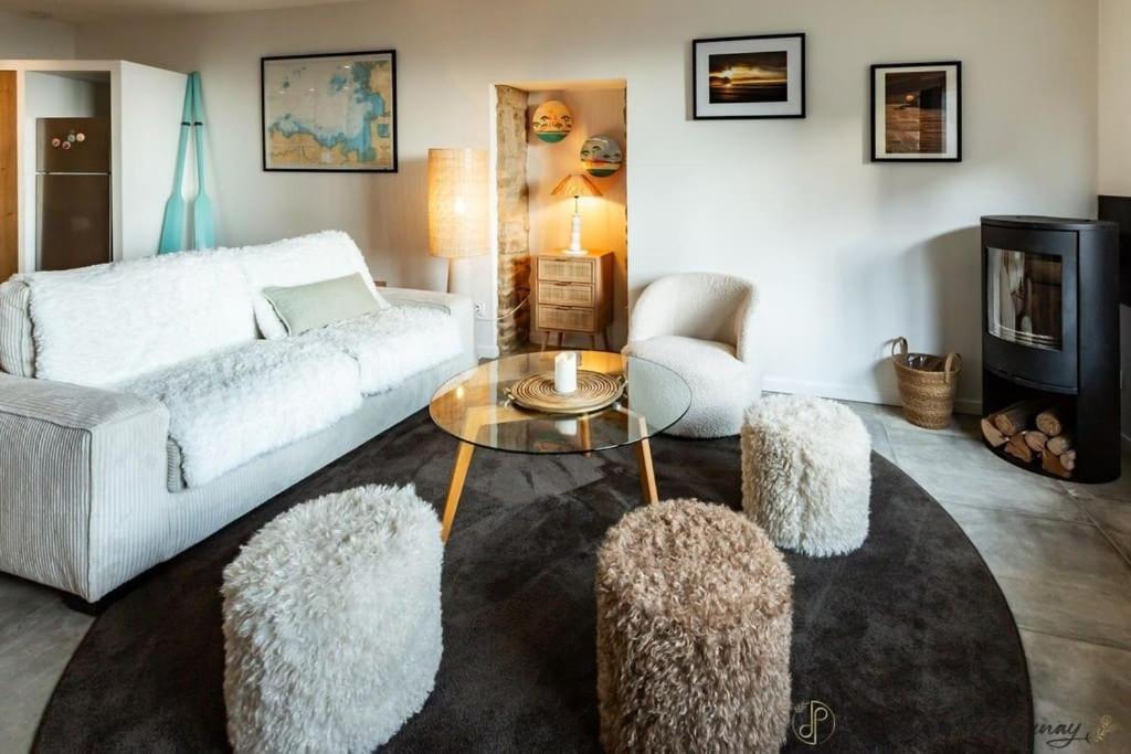 Ty Ar Mor Maison De La Mer, A 40 M De La Plage Saint-Michel-en-Greve Экстерьер фото