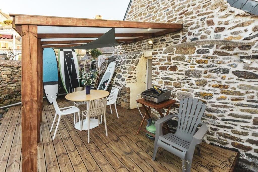 Ty Ar Mor Maison De La Mer, A 40 M De La Plage Saint-Michel-en-Greve Экстерьер фото